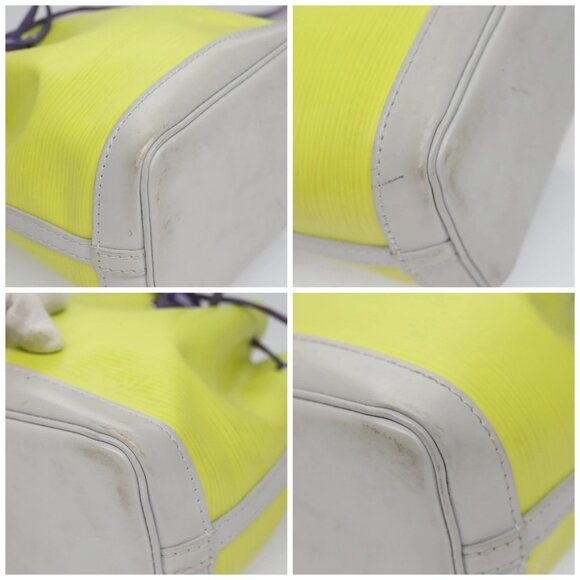 LOUIS VUITTON Epi Nanonoe Shoulder Bag Yellow M42501 LV Auth 114521V - Picture 14 of 16